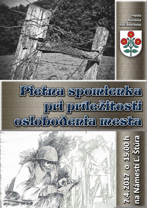 Oslobodenie mesta - pietna spomienka - 7. 4. 2017 Oslobodenie mesta - pietna spomienka - 7. 4. 2017