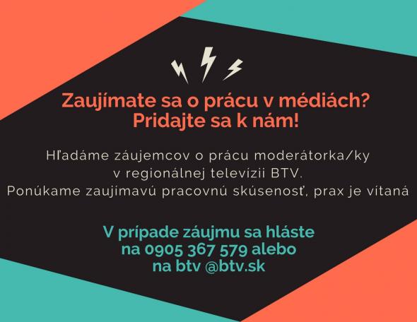 Zaujímate sa o prácu v médiách - plagát Zaujímate sa o prácu v médiách - plagát