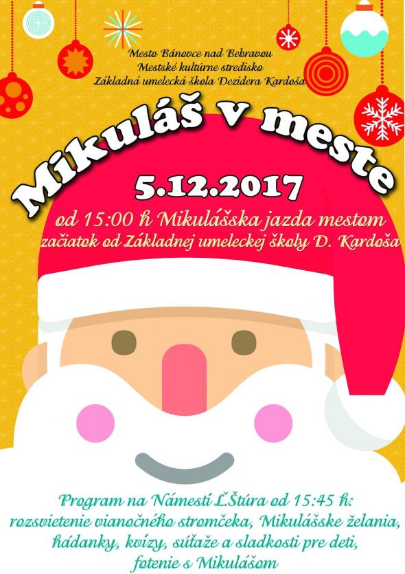 Mikuláš v meste - 5. 12. 2017 Mikuláš v meste - 5. 12. 2017