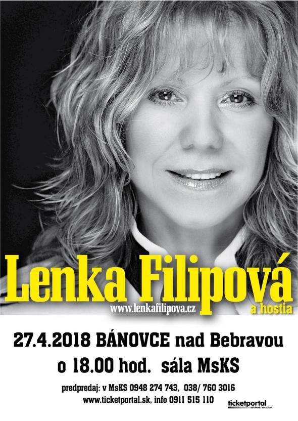 Koncert Lenky Filipovej a hostí - 27.4.2018 Koncert Lenky Filipovej a hostí - 27.4.2018