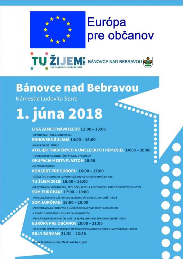 Tu žijem 2018 Tu žijem 2018