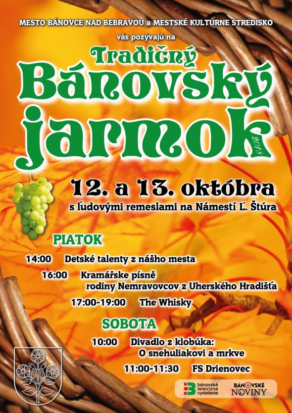 Tradičný bánovský jarmok 12.-13.10.2018 Tradičný bánovský jarmok 12.-13.10.2018