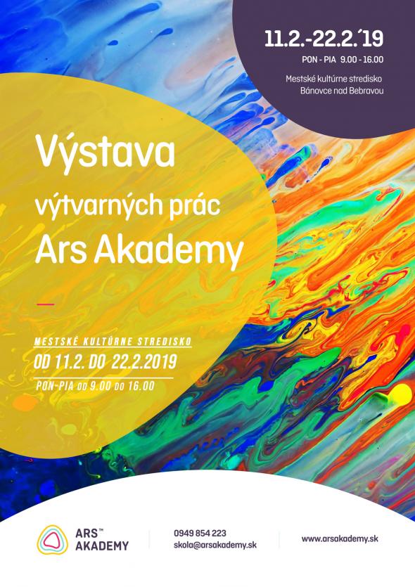 Výstava výtvarných prác Ars Academy – 11. – 22. 2. 2019 Výstava výtvarných prác Ars Academy – 11. – 22. 2. 2019