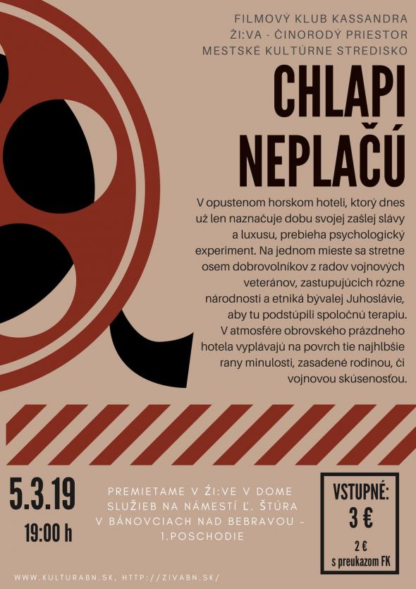 FK Kassandra: Chlapi neplačú - 5. 3. 2019 FK Kassandra: Chlapi neplačú - 5. 3. 2019
