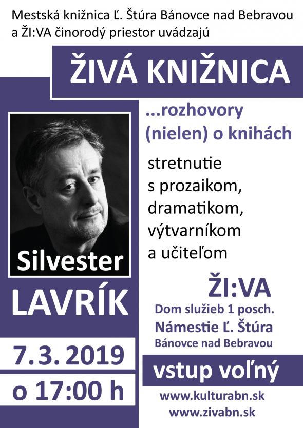 Živá knižnica so Silvestrom Lavríkom - 7. 3. 2019 Živá knižnica so Silvestrom Lavríkom - 7. 3. 2019