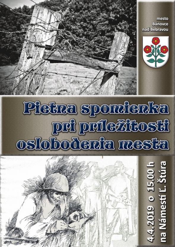 plagát oslobodenie mesta 2019 plagát oslobodenie mesta 2019