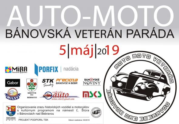 AUTO-MOTO – BÁNOVSKÁ VETERÁN PARÁDA – 5. 5. 2019 AUTO-MOTO – BÁNOVSKÁ VETERÁN PARÁDA – 5. 5. 2019