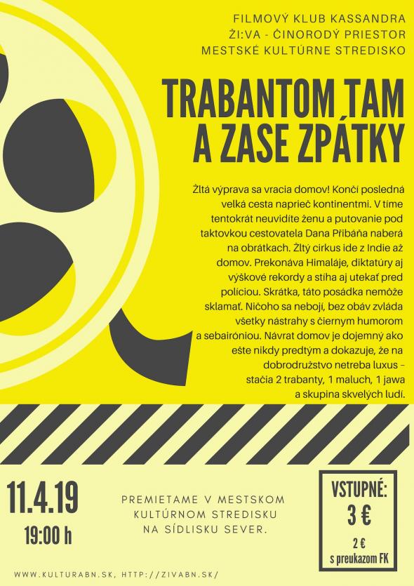 FK Kassandra: Trabantom tam a zase zpátky – 11. 4 . 2019 FK Kassandra: Trabantom tam a zase zpátky – 11. 4 . 2019