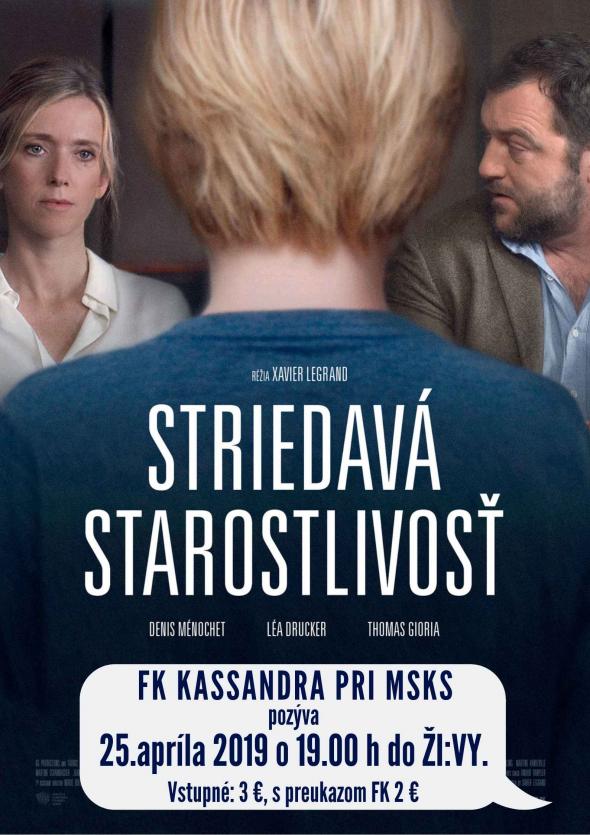 FK Kassandra: STRIEDAVÁ STAROSTLIVOSŤ - 25. 4. 2019 FK Kassandra: STRIEDAVÁ STAROSTLIVOSŤ - 25. 4. 2019