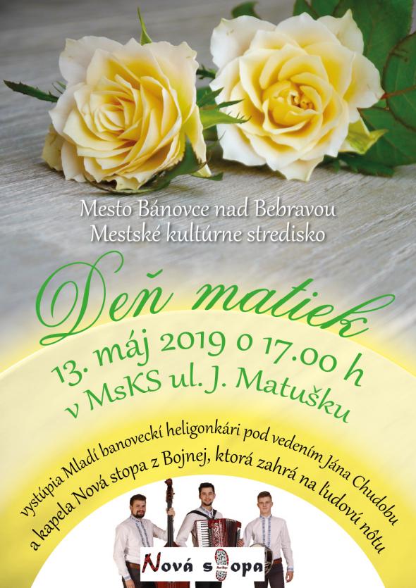 Oslava Dňa matiek - 13. 5. 2019 Oslava Dňa matiek - 13. 5. 2019