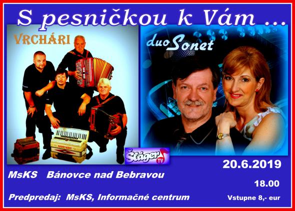 DUO SONET a Vrchári – 20. 6. 2019 DUO SONET a Vrchári – 20. 6. 2019