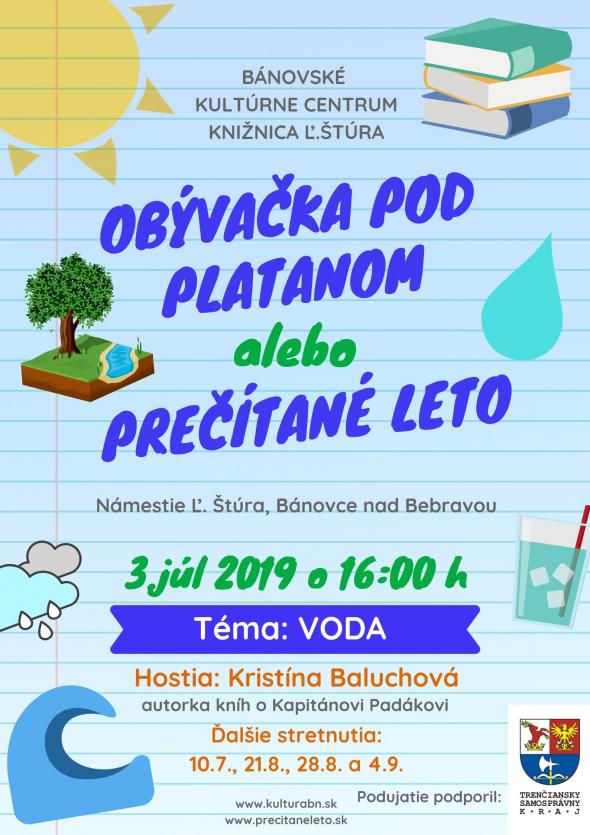Obývačka pod Platanom – 3. 7. 2019 Obývačka pod Platanom – 3. 7. 2019